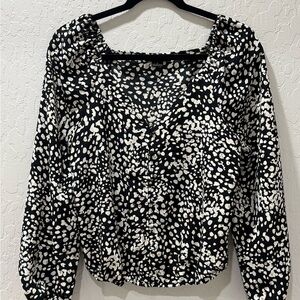 EUC Sanctuary Nordstrom Smocked Waist Puff Sleeve Blouse – Size S